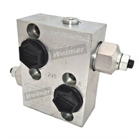 Cross-over ventil dbl  60L R1/2" motormonterad